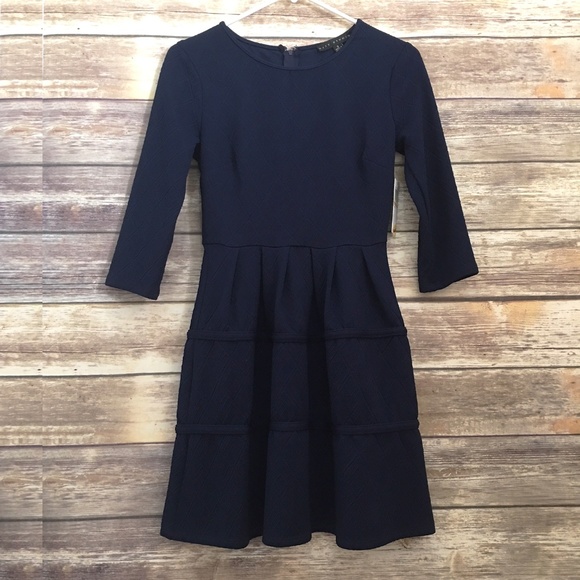 CITY STUDIO Juniors Textured Flare Dress - Picture 3 of 9